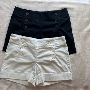 Express Studio 6 Button Shorts size 6 in EUC